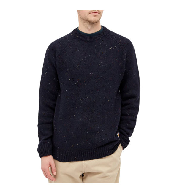 Anglistic Sweater - Dark Navy Heather