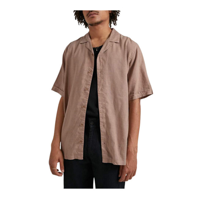 Daily Hemp Cuban SS Shirt - Sand