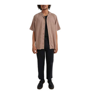 Daily Hemp Cuban SS Shirt - Sand