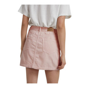 Hazel Hemp Corduroy Skirt - Ash Pink
