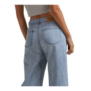 Afends Kendall Hemp Denim Low Rise Relaxed Jean - Stone Blue