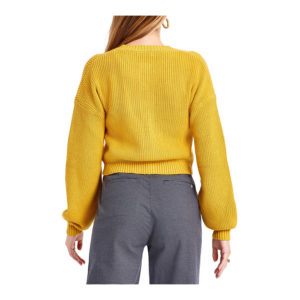 Domino Cardigan - Lemon Curry