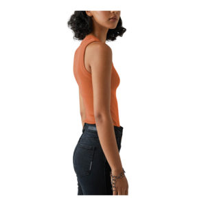 Jonesy Singlet - Burnt Orange
