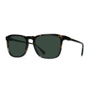 Raen Wiley 54 - Brindle Tortoise/Green Polarized