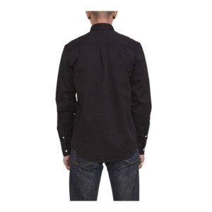 LS Madison Shirt - Black / White