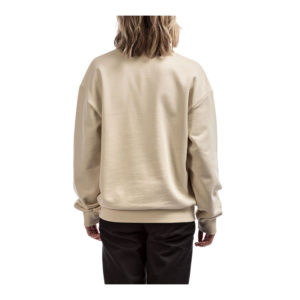W' Typeface Highneck Sweatshirt - Flour/Black