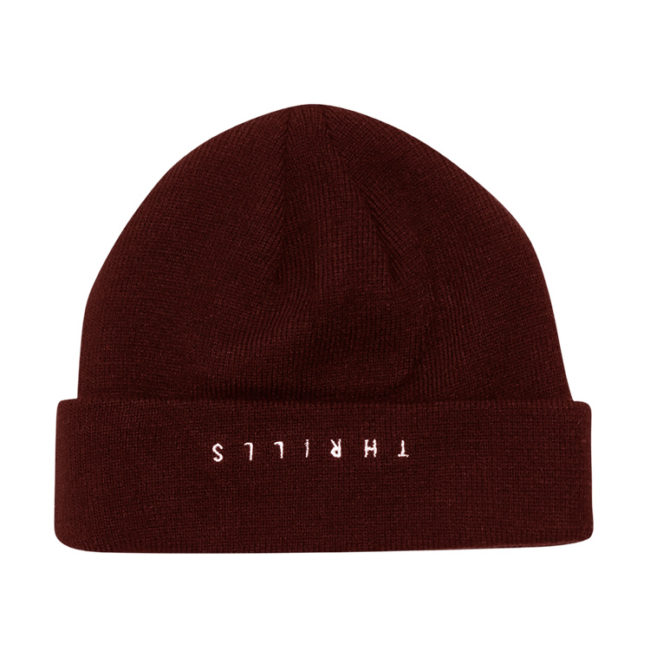Minimal Thrills Beanie - Blood Red
