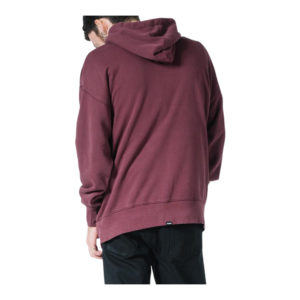 Minimal Thrills Slouch Pull on Hood - Blood Red