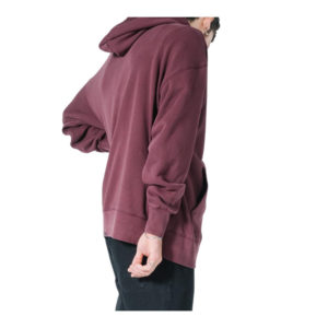 Minimal Thrills Slouch Pull on Hood - Blood Red