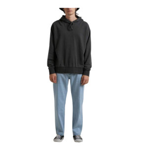 Afends THC Unisex Hemp Oversized Pull On Hood - Stone Black