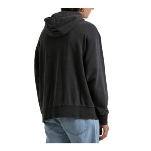 Afends THC Unisex Hemp Oversized Pull On Hood - Stone Black