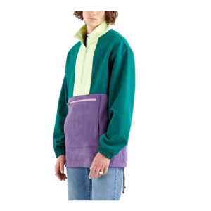 New 1/4 Zip Pop Over - Nature Block Logan