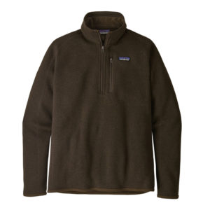 M's Better Sweater 1/4 Zip - Logwood Brown