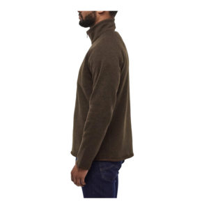 M's Better Sweater 1/4 Zip - Logwood Brown