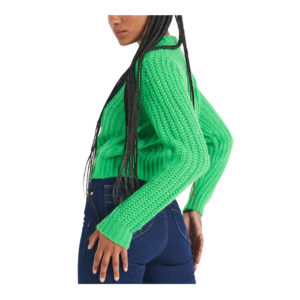 Fluffy Sailor Sweater - Lime Cordial