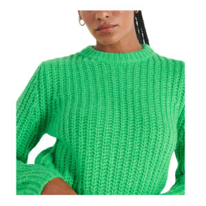 Fluffy Sailor Sweater - Lime Cordial