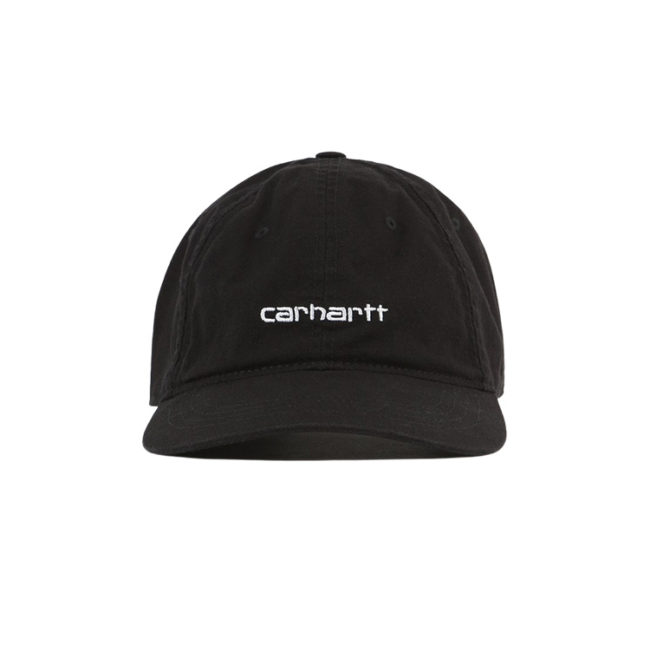Canvas Coach Cap - Black/White