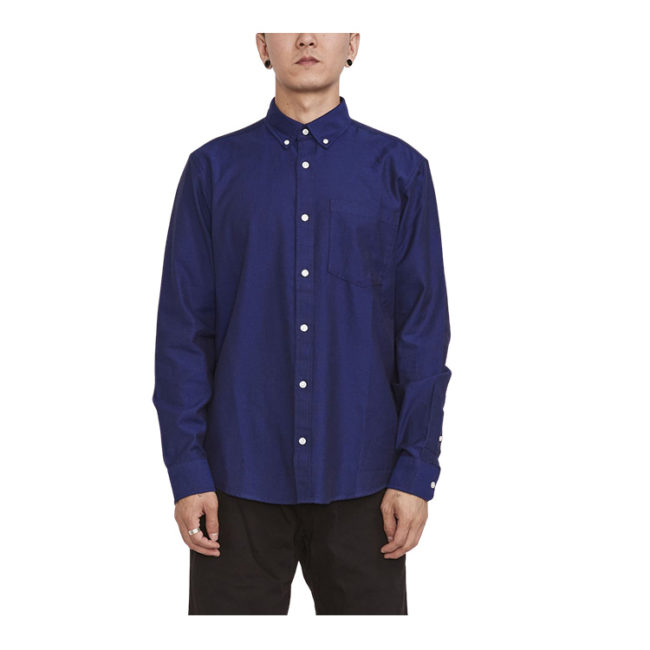 L/S Dalton Shirt - Dark Navy / Lapis