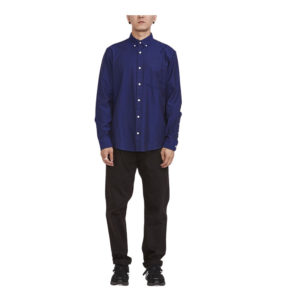 L/S Dalton Shirt - Dark Navy / Lapis