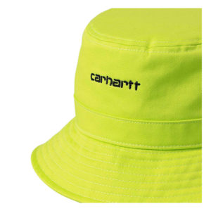 Carhartt Script Bucket Hat - Lime Black