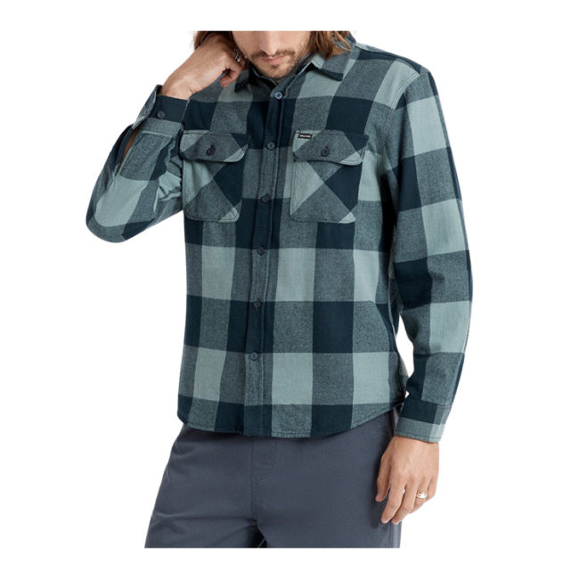 Bowery LW  L/S  Flannel - Washed Navy/Ocean