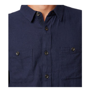 Soft Cotton Shirt - Navy