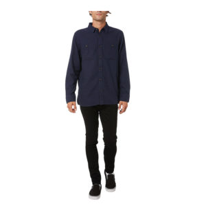 Soft Cotton Shirt - Navy