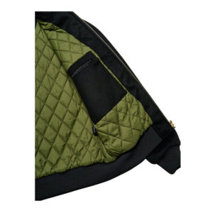 Wool Bomber Jacket - Black