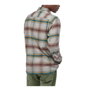 Patagonia Men's L/S Fjord Flannel Shirt - Defender Feather Grey