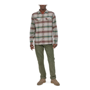 Patagonia Men's L/S Fjord Flannel Shirt - Defender Feather Grey