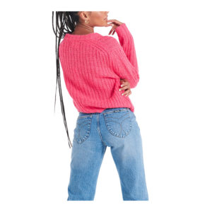 Rollas Captain Sweater - Pink Cordial