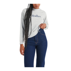 Rollas Slouch Sport Sweater - Grey Marle