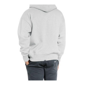 Thrills Stencil Slouch Pull On Hood - Grey Marle