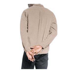 Stranded Cord Long Sleeve Shirt - Desert