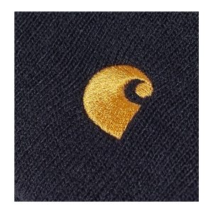 Carhartt Chase Beanie - Dark Navy/Gold