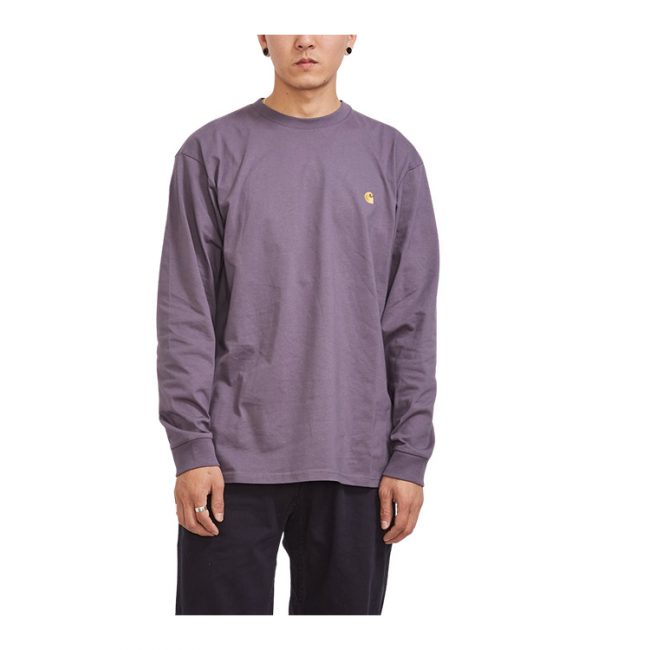 L/S Chase T-Shirt - Provence / Gold