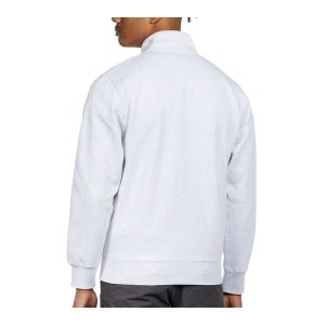 Carhartt Chase Neck Zip Sweat - Ash Heather / Gold
