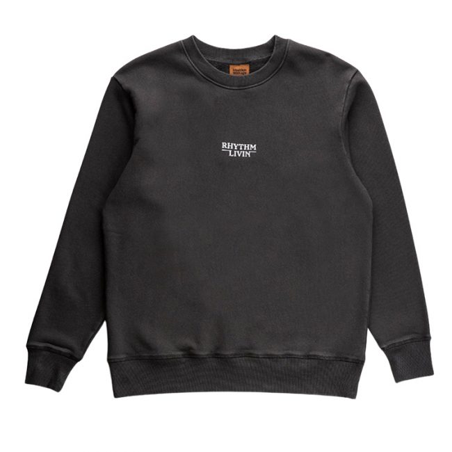 Tides Vintage Fleece Crew - Vintage Black