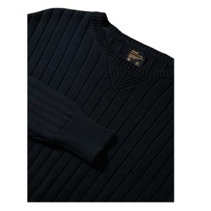 Downtown Organic Knit Crew - Black