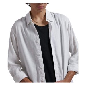 Everyday Hemp Long Sleeve Shirt  - White