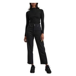 Afends Iconic Hemp Rip Long sleeve Top - Black