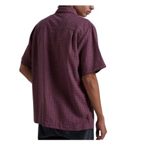 Highland Unisex Hemp Check Shirt - Red