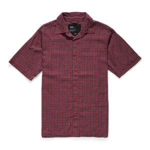 Highland Unisex Hemp Check Shirt - Red