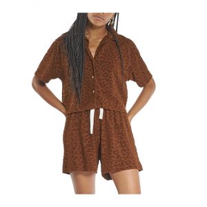 Thrills Panthera Terry Field Short - Tobacco