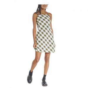 Angel Check Finn Dress - Dark Olive