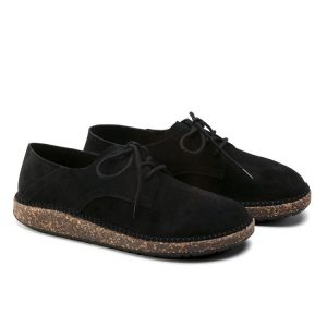 Birkenstock Gary Regular - Black Suede Leather
