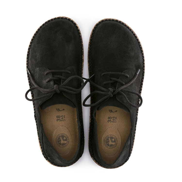 Birkenstock Gary Regular - Black Suede Leather - Hemley Store Australia