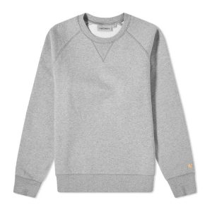 Carhartt Chase Sweat - Grey Heather/Gold