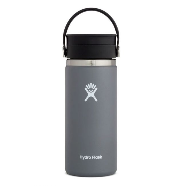 Hydro Flask 16 oz. (473mL) Wide Mouth  w/ Flex Sip Lid - Stone