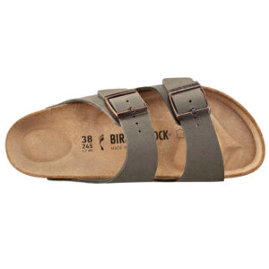 Birkenstock Arizona BirkiBuc Regular - Stone